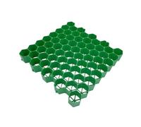 SturdyGrid - Tappetini da esterni per vialetti e prati, 12 pezzi, ideali per parcheggiare giardini inclinati e paesaggi (7 cm)