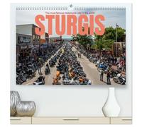 Sturgis - The most famous motorcycle rally in the world (High Quality Premium Wall Calendar 2026 DIN A2 landscape),CALVENDO 12 Month Wall Calendar: The colors of the motorcycle in Sturgis