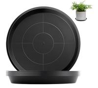 sturiz 8 sottobicchieri rotondi da 12 cm, per piante da interni ed esterni