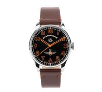 Sturmanskie Gagarin Heritage Automatico con Cinturino in Pelle 40mm Edizione Limitata. 2416/3905148, Quadrante nero con cinturino in pelle marrone, Retrò