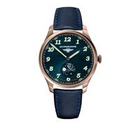 Sturmanskie Satellite Sputnik Heritage 6819421 - Orologio analogico al quarzo da uomo, con cinturino in pelle, Blu, Retrò