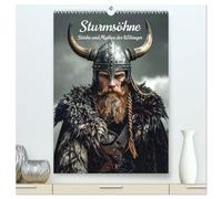 Sturmsöhne Stärke und Mythos der Wikinger (hochwertiger Premium Wandkalender 2026 DIN A2 hoch), Kunstdruck in Hochglanz: Mythische Stärke aus dem Norden