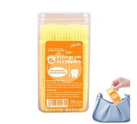 Stuzzicadenti a doppia punta per la cura, punte per la pulizia dei denti con, confezione da 100 pezzi per rimuovere lo scolorimento, strumenti per la cura delle ossa, strumenti per smacchiare a