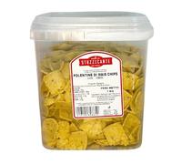 Stuzzicante Polentine di Mais Chips Secchiello da 1 Kg