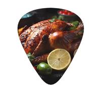 Stuzzicante roast tacchino plettri per chitarra, set da 12 pezzi, tre diversi spessori per chitarra elettrica acustica e altri strumenti