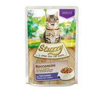 Stuzzy Cat Bocconcini Sterilized cotti al vapore 85 gr: Tacchino