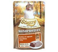 Stuzzy Cat Monoproteico Grain&Gluten Free 85 gr - Tacchino - Confezione da 20 pezzi - Cibo monoproteico gatto - 1° ORDINE? scegli lo sconto BZR5 / BZR20 + 200 punti fedeltà