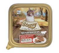 Stuzzy Cat Monoproteico 100 gr - Manzo - Confezione da 6 pezzi - Cibo monoproteico gatto - 1° ORDINE? scegli lo sconto BZR5 / BZR20 + 200 punti fedeltà