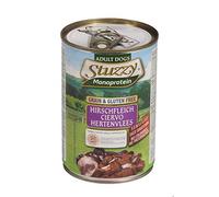 Stuzzy, Cibo Umido per Cani Adulti al Cervo, Monoproteico in Patè (6 Lattine da 400g)