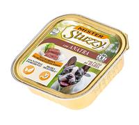 Stuzzy, Cibo Umido per Cani Adulti al Gusto Anatra, Paté e Carni in Pezzi - Totale 3,3Kg (22 Vaschette da 150G)
