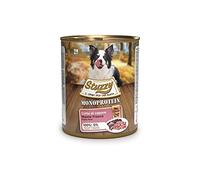Stuzzy, Cibo Umido per Cani Adulti al Gusto Maiale Fresco, Preparato Monoproteico in Patè - Totale 4,8Kg (6 Lattine da 800G)