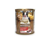 Stuzzy, Cibo Umido per Cani Adulti al Gusto Manzo Fresco, Preparato Monoproteico in Patè - Totale 4,8Kg (6 Lattine da 800G)