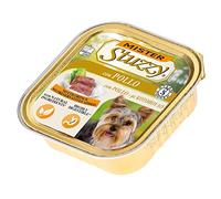 Stuzzy, Cibo Umido per Cani Adulti al Gusto Pollo, Paté e Carni in Pezzi - Totale 3,3Kg (22 Vaschette da 150G)
