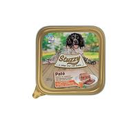 Stuzzy, Cibo Umido per Cani Adulti al Gusto Tacchino, Piselli e Carote, Paté e Carni in Pezzi - Totale 3,3Kg (22 Vaschette da 150G)