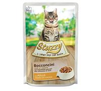 Stuzzy, Cibo Umido per Gatti Adulti con Pollo, in Bocconcini - (24 buste da 85g)