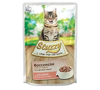 Stuzzy, Cibo Umido per Gatti al Salmone, in Bocconcini - (24 buste da 85g)