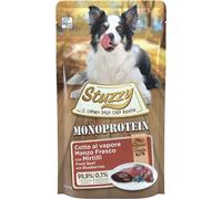 Stuzzy Dog Monoprotein Busta Multipack 12x150G MANZO E MIRTILLO