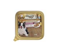 Stuzzy Monoprotein Alimento Umido per Cani Gusto Maiale, 99,9% Proteine Animali, 0,01% Proteine Vegetali, Cotto al Vapore, Alimento Completo per Cani, 16 x 100g