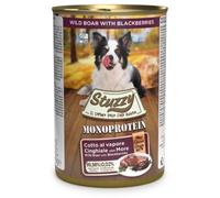 Stuzzy Monoprotein gluten free 400 gr - Cinghiale - Confezione da 6 pezzi - Umido Monoproteico Cane - 1° ORDINE? scegli lo sconto BZR5 / BZR20 + 200 punti fedeltà