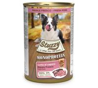 Stuzzy Monoprotein gluten free 400 gr - Maiale - Confezione da 6 pezzi - Umido Monoproteico Cane - 1° ORDINE? scegli lo sconto BZR5 / BZR20 + 200 punti fedeltà