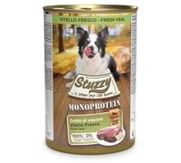 Stuzzy Monoprotein gluten free 400 gr - Vitello - Confezione da 6 pezzi - Umido Monoproteico Cane - 1° ORDINE? scegli lo sconto BZR5 / BZR20 + 200 punti fedeltà
