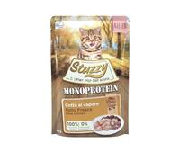 Stuzzy, Monoprotein Grain & Gluten Free, Cibo Umido Completo per Gattini con Pollo, in Patè - (20 Buste da 85g)