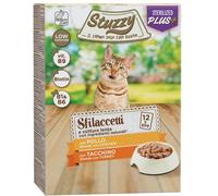 Stuzzy Sterilized Plus Cat Busta Multipack 12x85G POLLO E TACCHINO