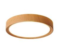 STVDEDG Lampada Da Soffitto Rotonda Piatta Creativa A LED Per La Casa Lampada Da Soffitto A Filo Con Finitura Effetto Legno Apparecchio Di Illuminazione Moderno A Filo Con Dimmerazione Continua