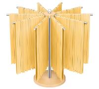 STWWO Stendi Pasta Fresca Essiccatoio per Pasta in Legno con 10 Bracci Rimovibili Acciaio Inossidabile 304 Stendipasta Essicatore per Asciugare 2 kg Pasta Spaghetti Tagliatelle Fresca in Casa
