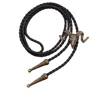 Stxdynjy Cravatta Bolo Vintage Western con Ciondolo Unico per Uomo E Donna, Bronzo