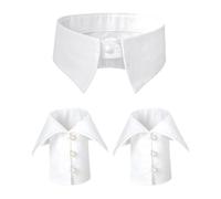 Stxdynjy Jabot E Manette Abbinati per I Polsi, Ideali per Il Palcoscenico, L'Ufficio, Il Cosplay, Le Occasioni Formali E Le Feste.