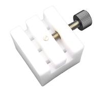 Stxdynjy Supporto per Cinturino, Morsetto per Orologio, Strumento per Morsa per Orologio, Supporto per Cinturino per Orologiaio, Morsetto di Fissaggio Stabile, Bianco