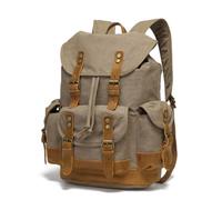 Stxdynjy Tascapane da Impermeabile con Chiusura a Corda E Fibbie Regolabili per Trekking E Gite, Array, Verde Militare