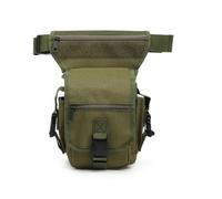 Stxdynjy Tattico Esterno Borsa Coscia Regolabile Zaino Gamba Impermeabile con Chiusure Robuste E Vestibilità Stabile Adatto a Motociclismo Escursionismo Pesca Campeggio, Verde Militare