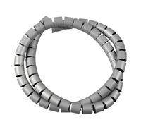Styire 1 metro di avvolgicavo a spirale, organizzatore di cavi, protezione resistente al calore, copertura for tubi for cavi di computer, gestione della linea Protezione Copertura(Gray,ID 28mm)