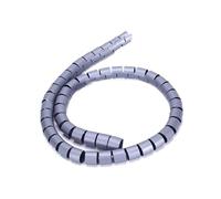 Styire 1 metro di cavo a spirale tubo di protezione avvolgicavo organizzatore cavi gestione grovigli Protezione Copertura(Grey,ID 8mm)