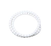 Styire 1 metro di cavo a spirale tubo di protezione avvolgicavo organizzatore cavi gestione grovigli Protezione Copertura(White,ID 32mm)