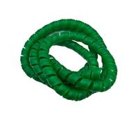Styire 2 metri di guaina flessibile for cavi, tubi dell'olio, tubo dell'aria condizionata, avvolgitore a spirale Protezione Copertura(Green,ID 30mm)