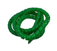 Styire Manicotto avvolgicavo a spirale con diametro interno di 10 mm, protezione flessibile for tubi flessibili dell'acqua e cavi dei freni Protezione Copertura(Green,5 Meters)