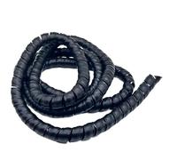 Styire Tubo avvolgicavo a spirale in PVC da 1,5 metri, perfetto for la gestione dei tubi flessibili, l'impianto idraulico dell'autolavaggio Protezione Copertura(ID 18mm)