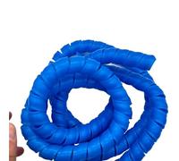 Styire Tubo flessibile for la protezione dei cavi a spirale da 5 metri, for un cablaggio ordinato e anti-groviglio Protezione Copertura(Blue,ID 12mm)
