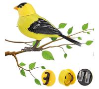 (Style 1) Realistic Bird Simulation Electric Singing Chirping Motion Sound Activated Toy for Pets