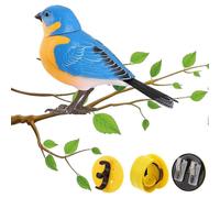 (Style 2) Realistic Bird Simulation Electric Singing Chirping Motion Sound Activated Toy for Pets