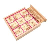 Style-2 Sudoku in legno per bambini Puzzle colorati con cassetto Gioco da tavolo educativo