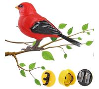 (Style 4) Realistic Bird Simulation Electric Singing Chirping Motion Sound Activated Toy for Pets