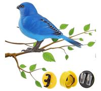 (Style 5) Realistic Bird Simulation Electric Singing Chirping Motion Sound Activated Toy for Pets