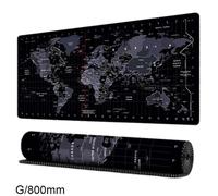 (Style 6) Gaming Mouse Mat Pad Extra Large World Map Anti-slip Pc Laptop Desk Pad