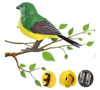(Style 6) Realistic Bird Simulation Electric Singing Chirping Motion Sound Activated Toy for Pets