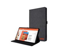 (Style A Lenovo Tab M10 Plus, Black) For Lenovo Tab M10 Plus Leather Case Scratch Resistant Flip Tablet Cover with Stand Card Slots