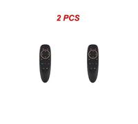 (Style B 2pcs) 1~8PCS Fly Mouse G10S Voice Remote Control 2.4G Wireless Gyroscope IR Learning for Android TV Box H96 X3